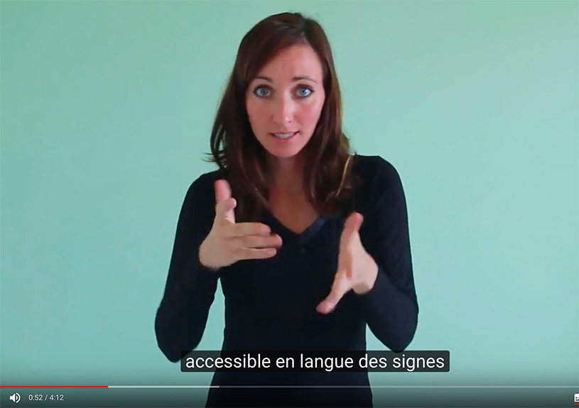video langue des signes 